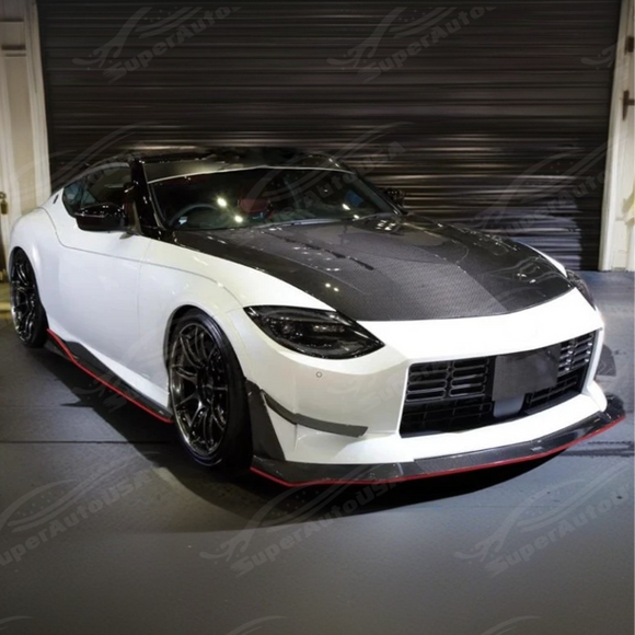 Real carbon bumper lip Nissan 400Z 2025 by SuperAutoUSA

