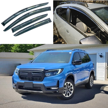 2020 Honda Passport carbon fiber look rain guards SuperAutoUSA