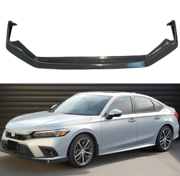 2023 Honda Civic Hatchback front bumper splitter lip 1pc by SuperAutoUSA.
