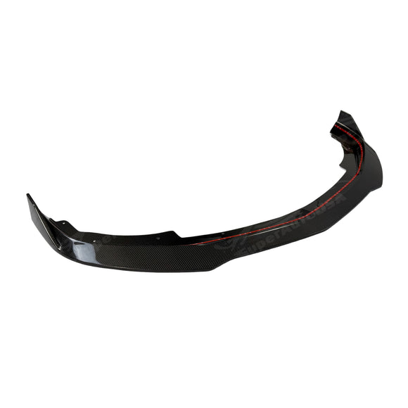 Real carbon fiber lower front splitter for Acura Integra 2023 by SuperAutoUSA.
