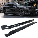 BMW X7 LCI 2025 full body kit upgrade in gloss black by SuperAutoUSA