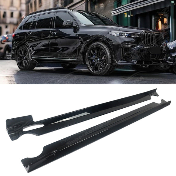 BMW X7 LCI 2025 full body kit upgrade in gloss black by SuperAutoUSA