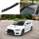 2009 Mitsubishi Lancer vortex generator roof spoiler in gloss black by SuperAutoUSA.