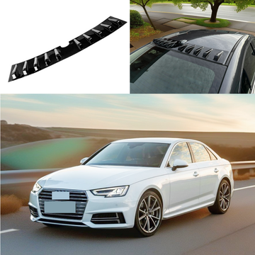 2010 Audi A4 vortex generator roof spoiler in gloss black by SuperAutoUSA.