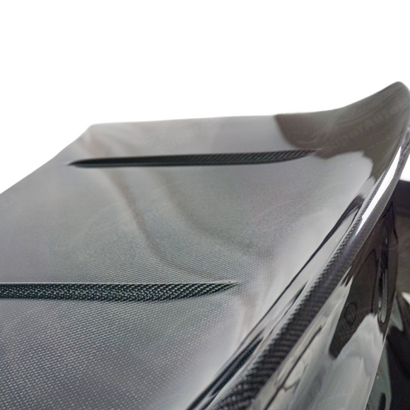 Carbon fiber trunk lid upgrade for 2021 BMW 330i M Sport Sedan by SuperAutoUSA