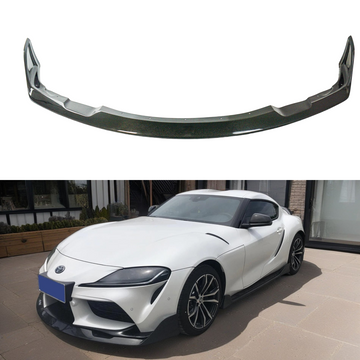 2022 Toyota GR Supra 3.0 carbon fiber front lip spoiler by SuperAutoUSA