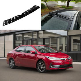 2015 Toyota Corolla vortex generator rear wing in gloss black by SuperAutoUSA.