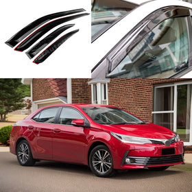 2015 Toyota Corolla rain guards vent visors SuperAutoUSA