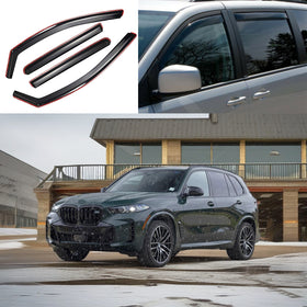 2020 BMW X5 in-channel side window deflectors by SuperAutoUSA.