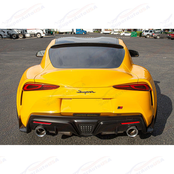 Fits 2020-Up Toyota Supra Gloss Black Performance Rear Roof Spoiler
