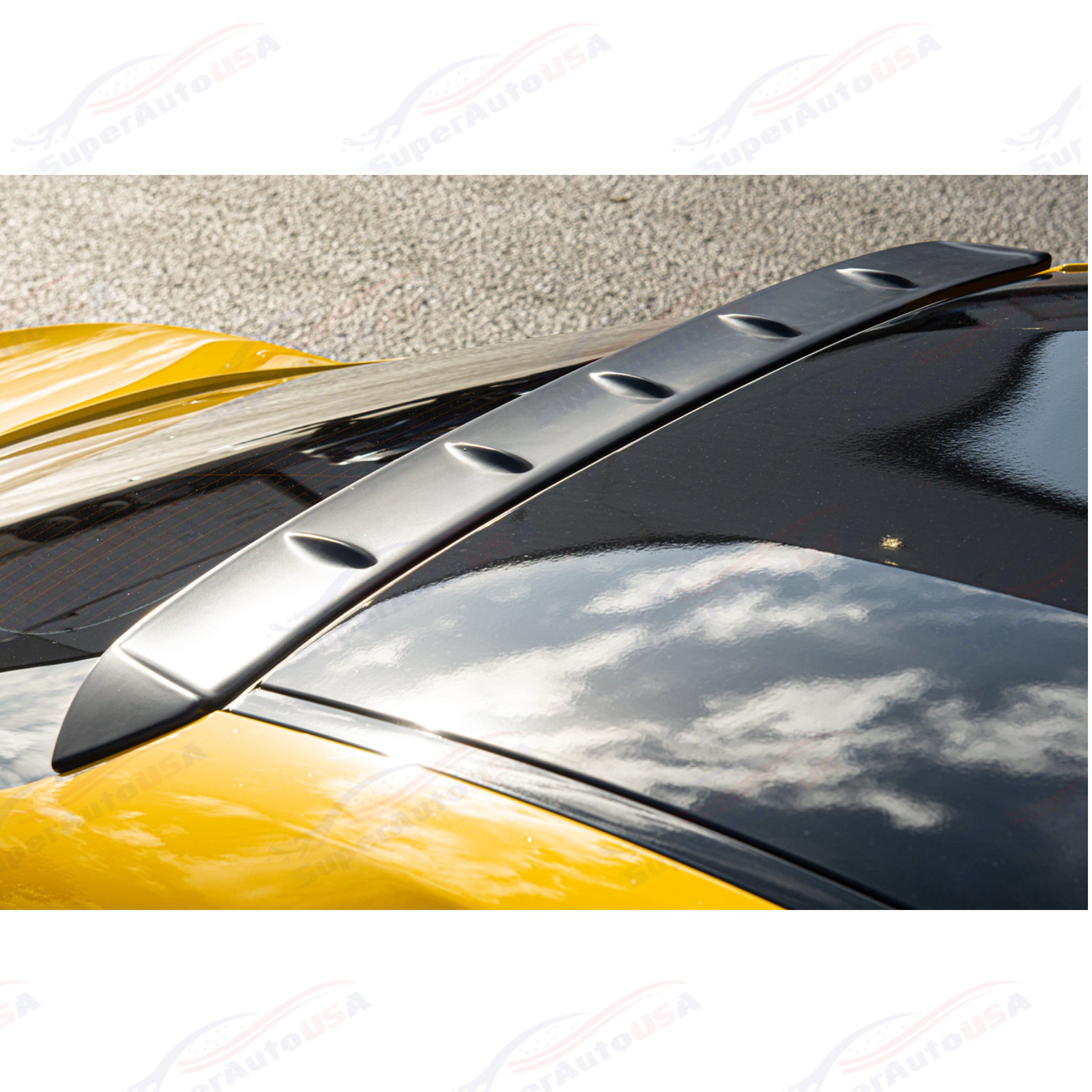 Fits 2020-Up Toyota Supra Gloss Black Performance Rear Roof Spoiler-11