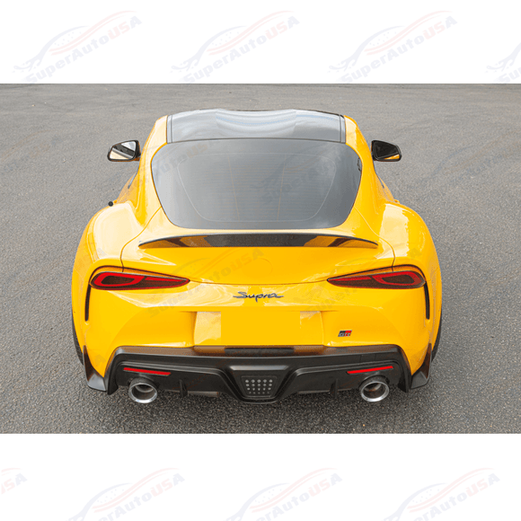 Fits 2020-UP Toyota GR Supra Carbon Fiber Rear Trunk Spoiler Wing