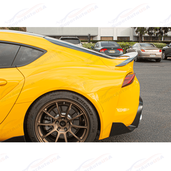Fits 2020-UP Toyota GR Supra Carbon Fiber Rear Trunk Spoiler Wing