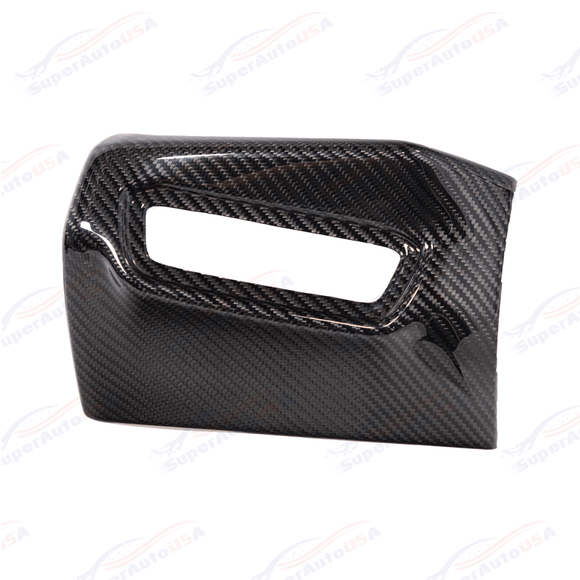 Fits 2020-Up Toyota Supra Carbon Fiber Headlight Switch Button Cover