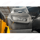 Fits 2020-Up Toyota Supra Carbon Fiber Headlight Switch Button Cover-6