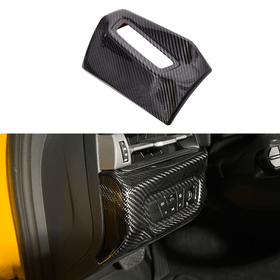 Fits 2020-Up Toyota Supra Carbon Fiber Headlight Switch Button Cover