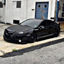 Fits Acura TL 2012-2014 Gloss Black Front Upper Grill/ Grille Assembly Whole Kit-6