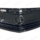 Fits Acura TL 2012-2014 Gloss Black Front Upper Grill/ Grille Assembly Whole Kit-9