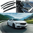 Fits Acura TLX 2015-2020 Carbon Fiber Paint Trim Mugen Style Window Vent Visors-1