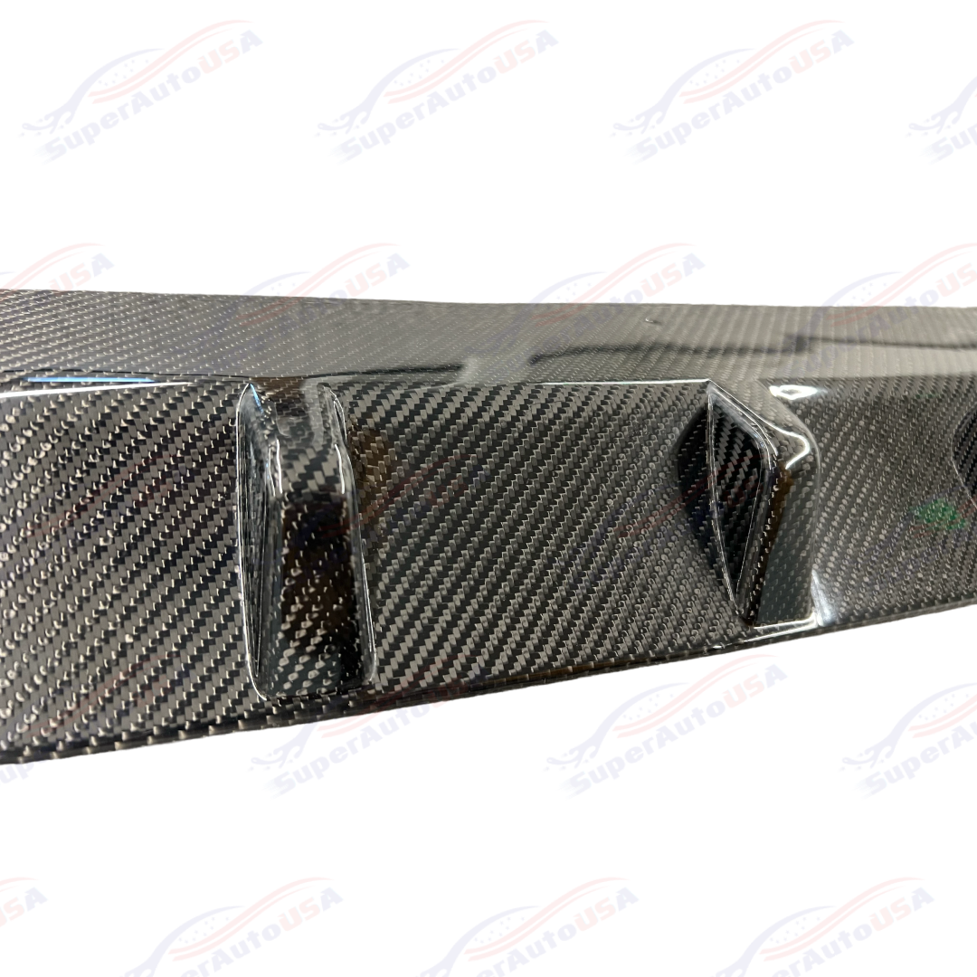 Fits For 2021-2025 TLX A-Spec Style Real Carbon Fiber Body Kit Rear Diffuser