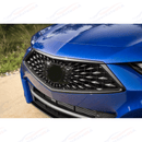 Fits Acura TLX 2018-2020 All Gloss Black Front Bumper Grill/ Grille Assembly-10