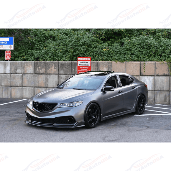 Fits Acura TLX 2018-2020 All Gloss Black Front Bumper Grill/ Grille Assembly