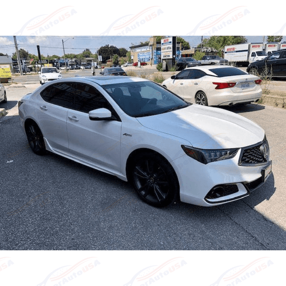 Fits Acura TLX 2018-2020 All Gloss Black Front Bumper Grill/ Grille Assembly