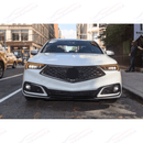 Fits Acura TLX 2018-2020 All Gloss Black Front Bumper Grill/ Grille Assembly-16