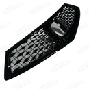 Fits Acura TLX 2018-2020 All Gloss Black Front Bumper Grill/ Grille Assembly-2