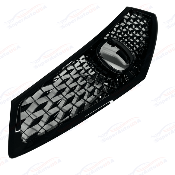 Fits Acura TLX 2018-2020 All Gloss Black Front Bumper Grill/ Grille Assembly