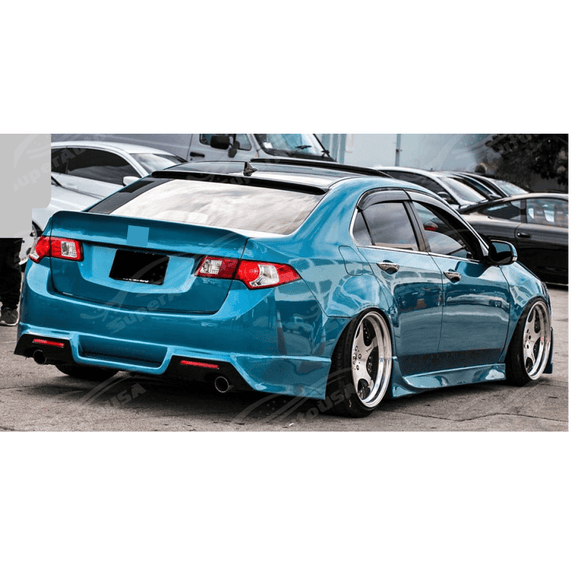 Fits Acura TSX 2009-2010 Type-S Style PU Front Lip Side Skirts Rear Bumper Body Kits