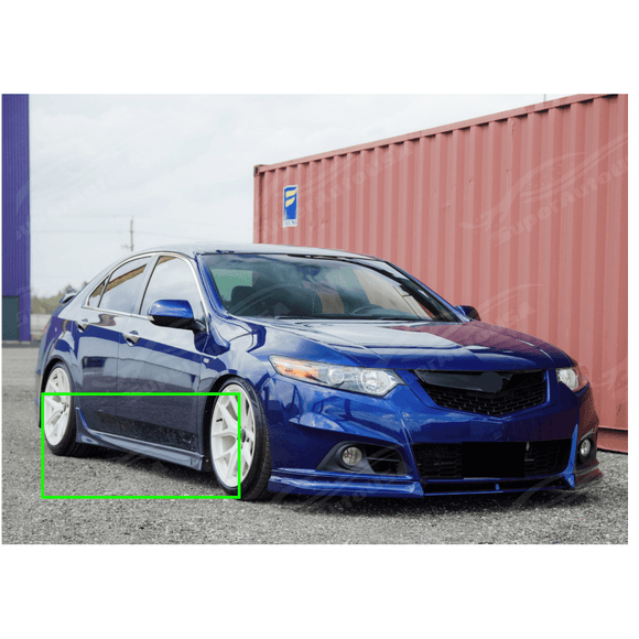 Fits Acura TSX 2009-2010 Type-S Style PU Front Lip Side Skirts Rear Bumper Body Kits