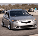 Fits Acura TSX 2009-2010 Type-S Style PU Front Lip Side Skirts Rear Bumper Body Kits-8