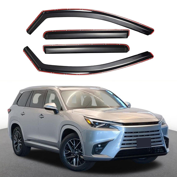Fits 2024-2026 Lexus TX In-Channel Window Visors Rain Guards