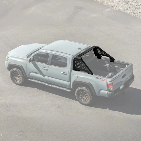 Adjustable chase rack roll bar installed on a Toyota Tacoma