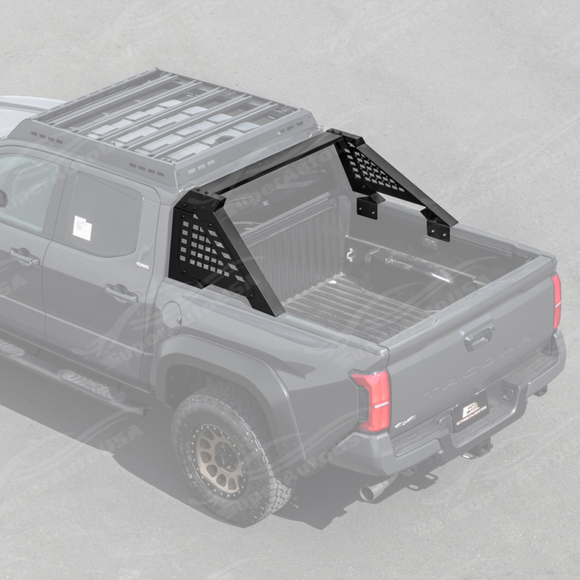 Adjustable chase rack roll bar installed on a Toyota Tacoma