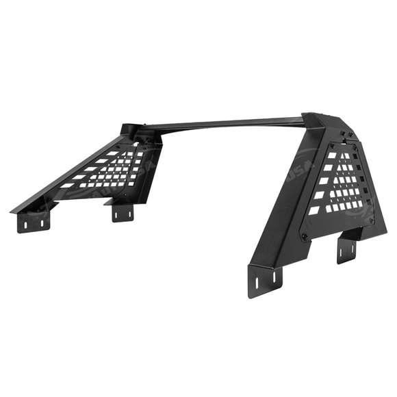 Components of the adjustable steel chase rack kit for Toyota Tacoma