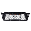 Fits Toyota Tacoma 2005-2011 Matte Black Front Grille with LED Light-12