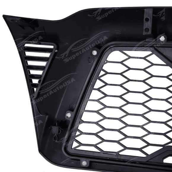 Fits Toyota Tacoma 2005-2011 Matte Black Front Grille with LED Light