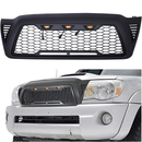 Fits Toyota Tacoma 2005-2011 Matte Black Front Grille with LED Light-1
