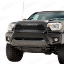 Para Toyota Tacoma 2012-15 Parrilla delantera negra mate con luces LED -9