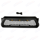 Para Toyota Tacoma 2012-15 Parrilla delantera negra mate con luces LED -6