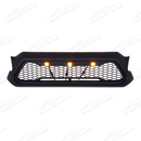 Para Toyota Tacoma 2012-15 Parrilla delantera negra mate con luces LED -11