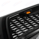 Para Toyota Tacoma 2012-15 Parrilla delantera negra mate con luces LED -10