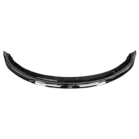 Direct front-facing view highlighting the aggressive continuous lower stance of the SuperAutoUSA VTEN front lip
