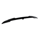 Side profile view showcasing the sleek aerodynamic extension and upward sweep of the SuperAutoUSA spoiler