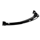Direct front-facing view highlighting the seamless 1-piece low-profile stance of the SuperAutoUSA VTEN front lip on the redesigned Model 3