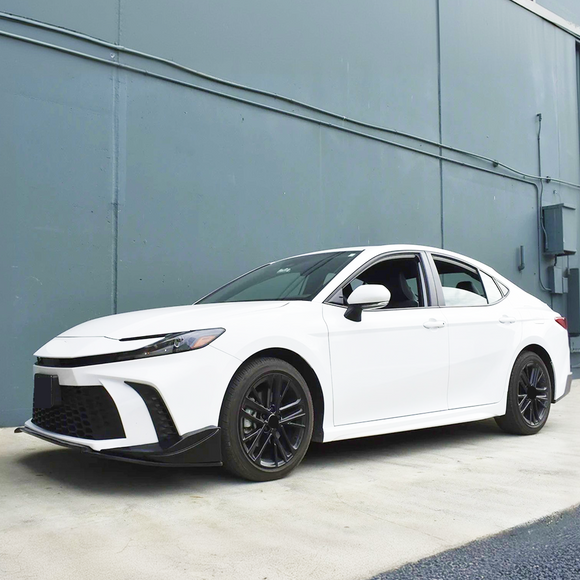Gloss black front lip spoiler for Toyota Camry 2025-2026