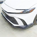 Front lip integrated on a black Toyota Camry