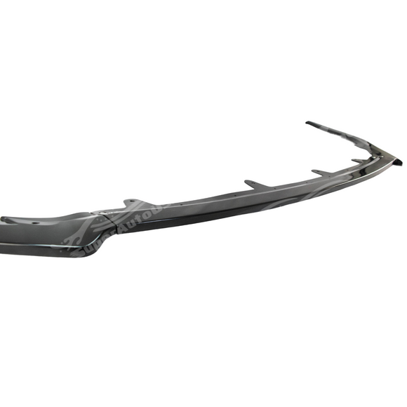 Underside view of lower bumper lip showing mounting points